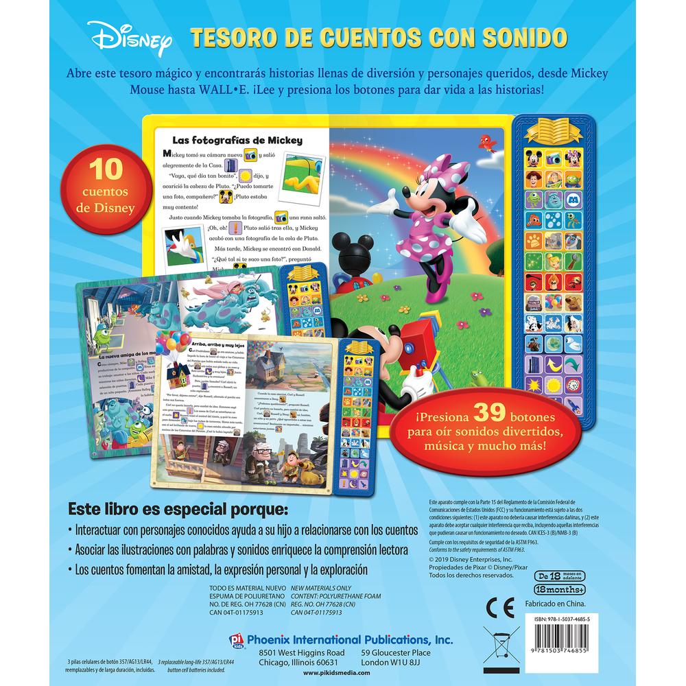 Foto 3 pulgar | Pixar: Tesoro De Cuentos Con Sonido