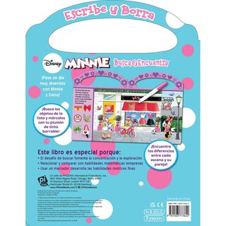 Foto 2 | Minnie: Escribe Y Borra, Busca Y Encuentra