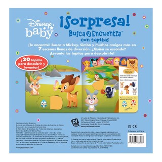 Foto 2 | Disney Baby: ¡sorpresa! Busca Y Encuentra Con Tapitas