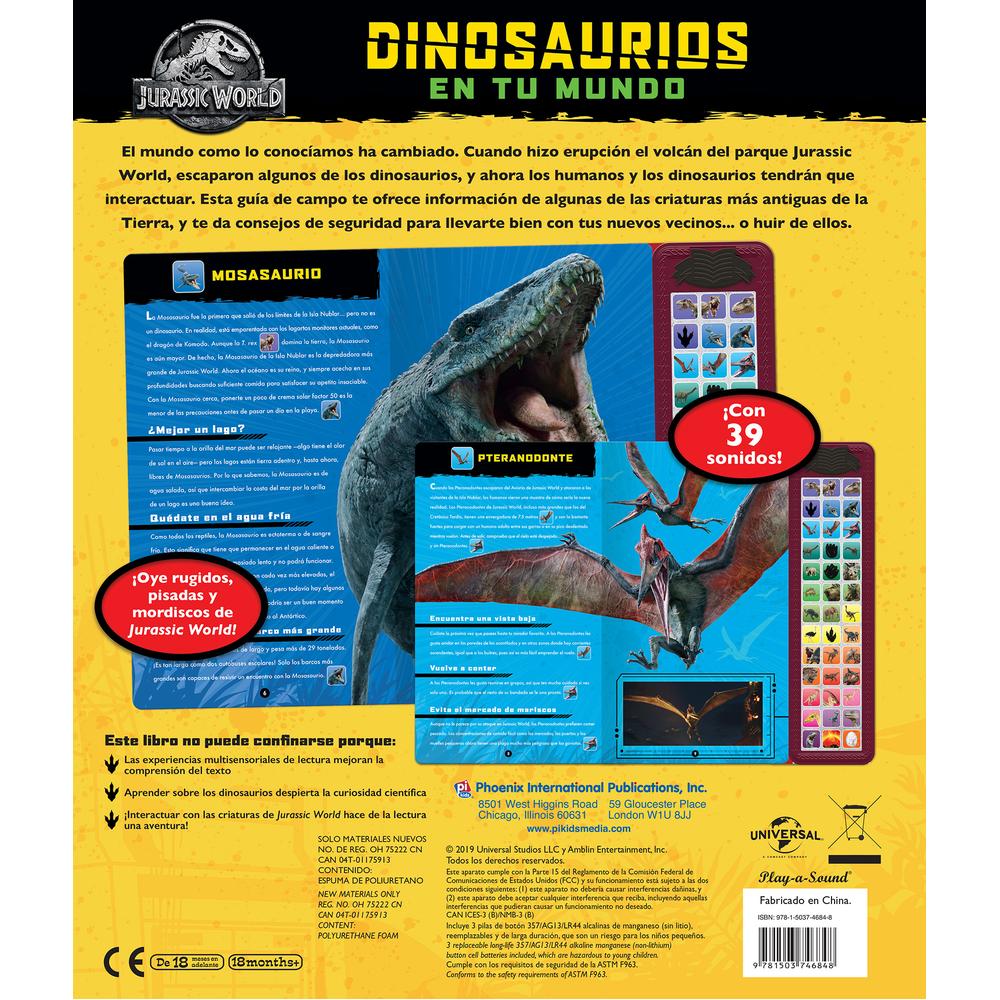 Foto 3 pulgar | Jurassic World: Dinosaurios En Tu Mundo