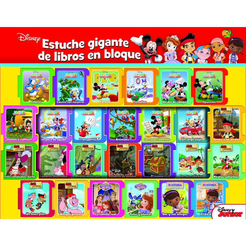 Disney Jr: Estuche Gigante De Libros En Bloque