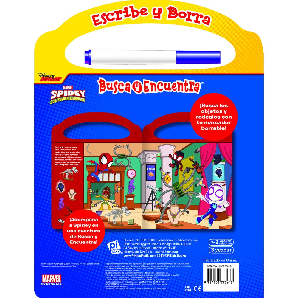 Foto 3 pulgar | Spidey Y Sus Sorprendentes Amigos: Escribe Y Borra, Busca Y Encuentra