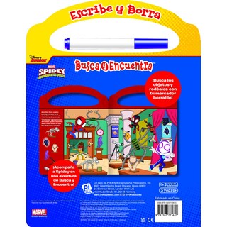 Foto 2 | Spidey Y Sus Sorprendentes Amigos: Escribe Y Borra, Busca Y Encuentra
