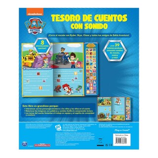 Foto 2 | Paw Patrol: Tesoro De Cuentos Con Sonido