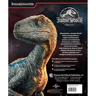 Foto 2 | Jurassic World: Busca Y Encuentra