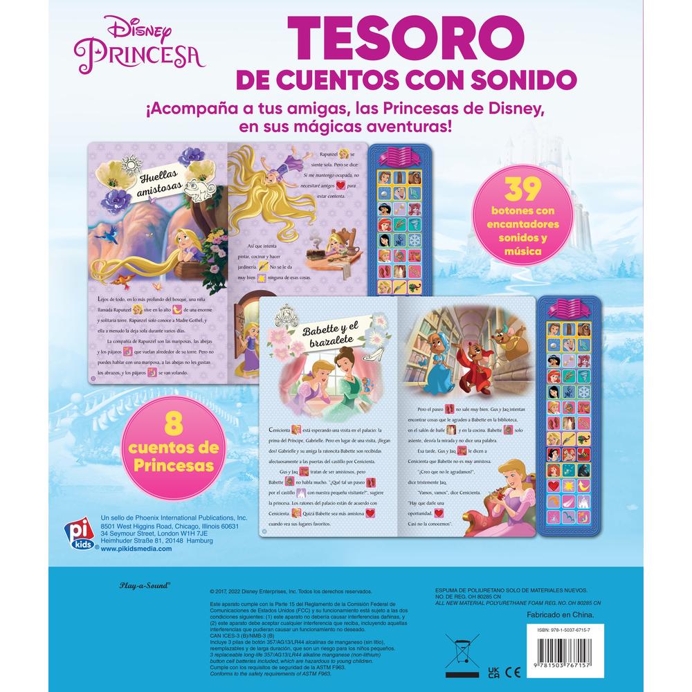 Foto 3 pulgar | Princesa: Tesoro De Cuentos Con Sonido