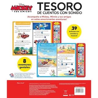 Foto 2 | Mickey Y Sus Amigos: Tesoro De Cuentos Con Sonido