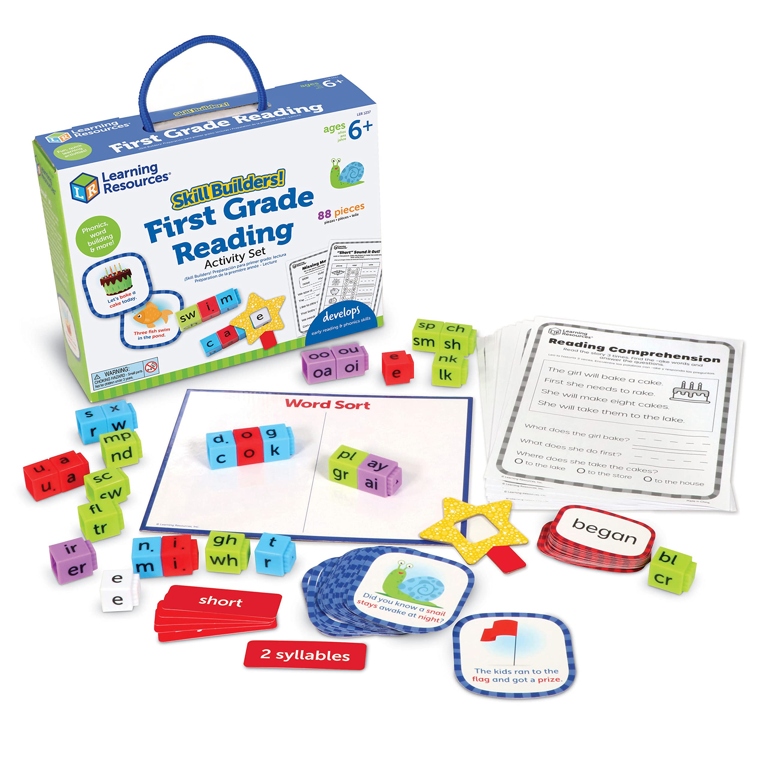 Recursos De Aprendizaje ¡creadores De Habilidades! Set De Lectura Para Primer Grado - Venta Internacional.