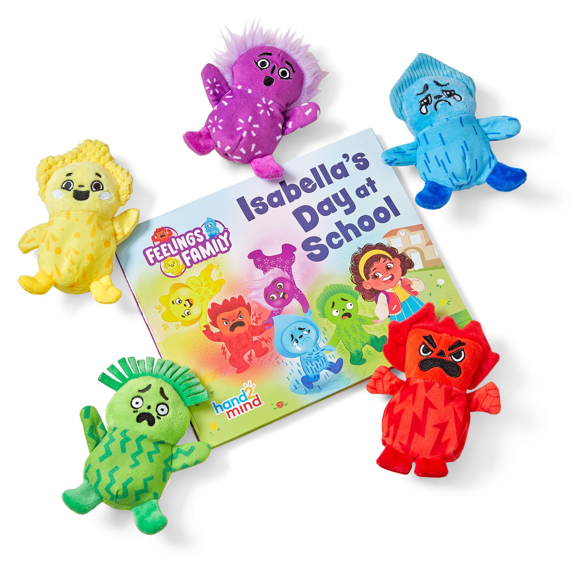 Set De Libro De Cuentos Y Peluche Hand2mind Feelings Family Toddler - Venta Internacional.
