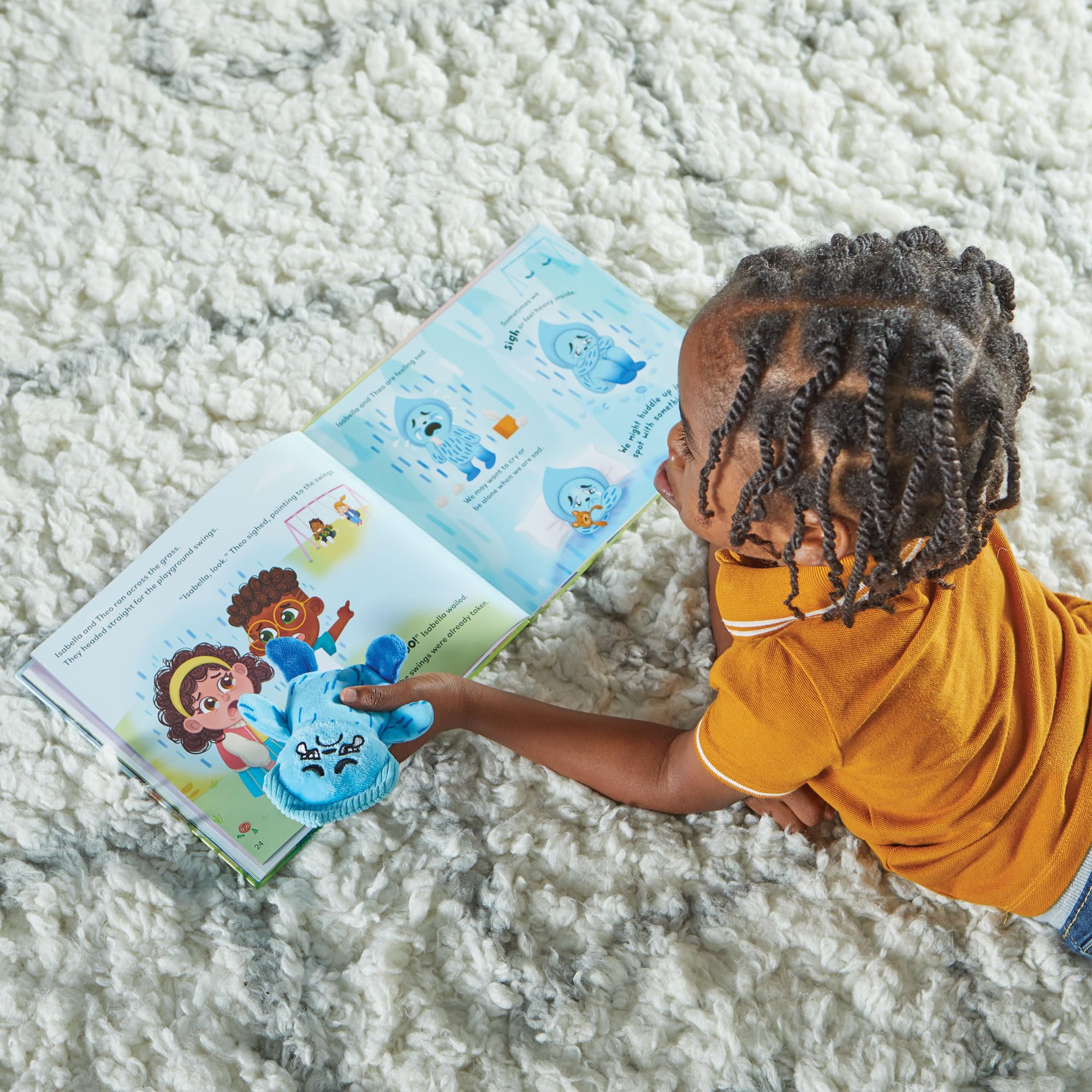 Foto 5 pulgar | Set De Libro De Cuentos Y Peluche Hand2mind Feelings Family Toddler - Venta Internacional.
