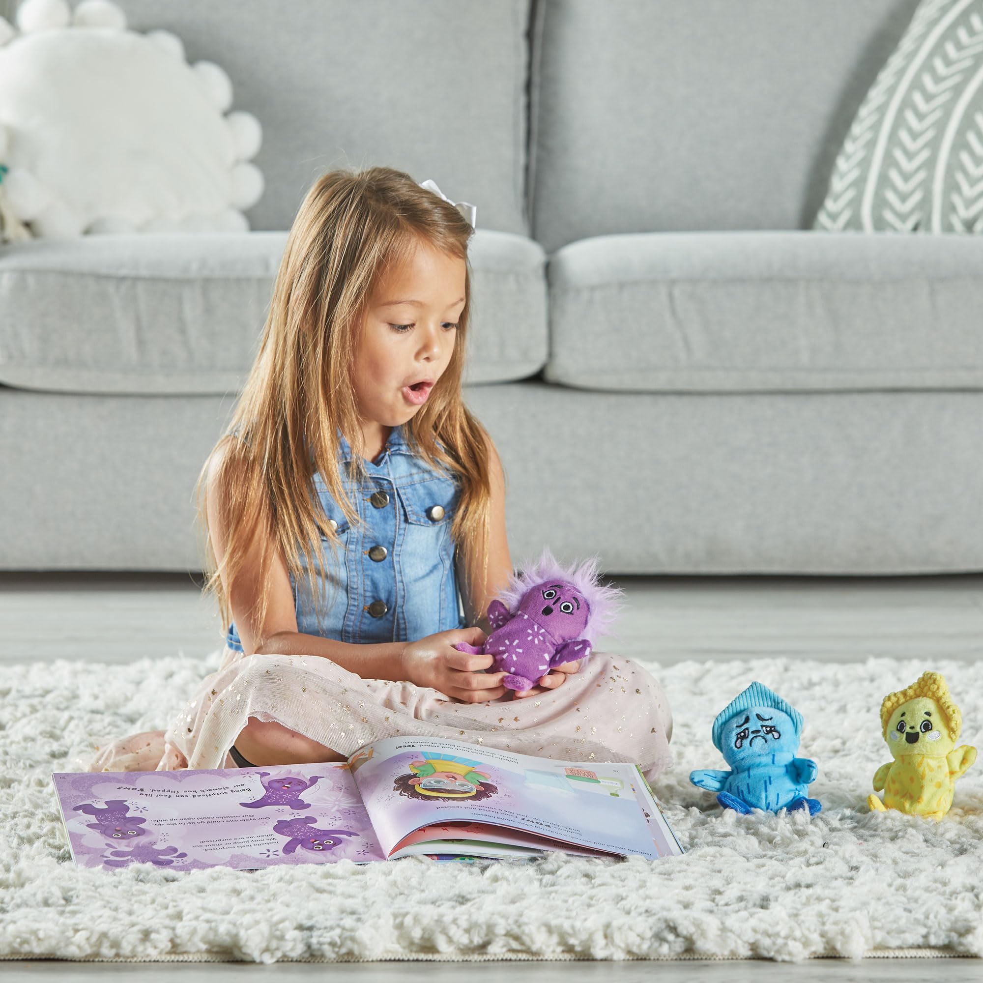 Foto 6 pulgar | Set De Libro De Cuentos Y Peluche Hand2mind Feelings Family Toddler - Venta Internacional.