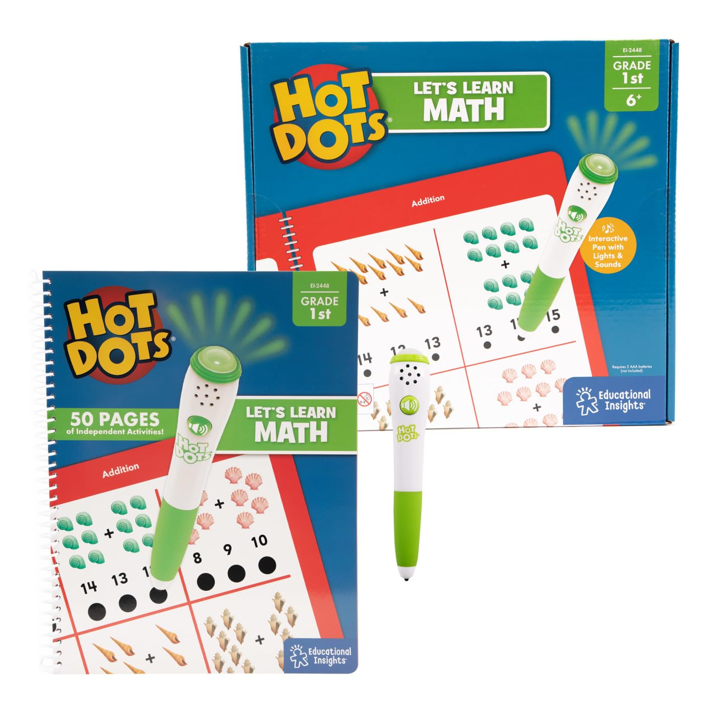 Cuaderno De Ejercicios Educational Insights Hot Dots Let's Learn 1st Grade - Venta Internacional.
