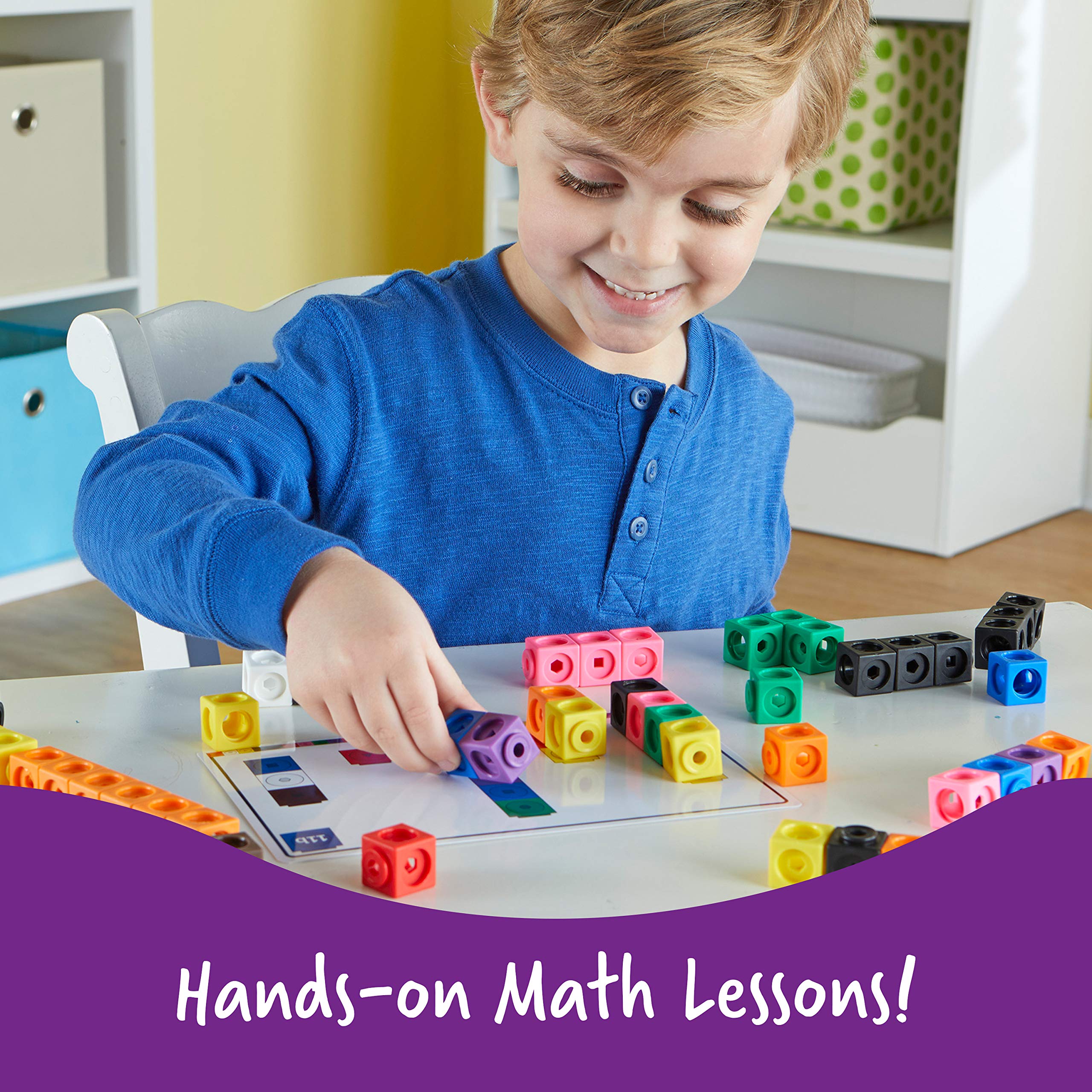 Foto 3 pulgar | Recursos De Aprendizaje Del Conjunto De Actividades Matemáticas Tempranas De Mathlink Cubes - Venta Internacional.