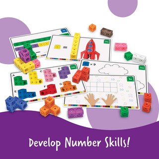 Foto 4 | Recursos De Aprendizaje Del Conjunto De Actividades Matemáticas Tempranas De Mathlink Cubes - Venta Internacional.