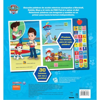 Foto 2 | Libro Paw Patrol Palabras En Acción