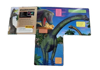Foto 4 | Dinosaurios Extraordinarios Con Flaps Gigantes Para Niños Libsa Tapa Dura