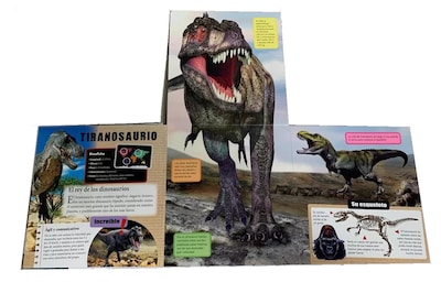 Foto 5 | Dinosaurios Extraordinarios Con Flaps Gigantes Para Niños Libsa Tapa Dura