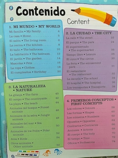 Foto 3 | Mi Gran Libro De Las 1000 Palabras Español/inglés Marin Tapa Dura