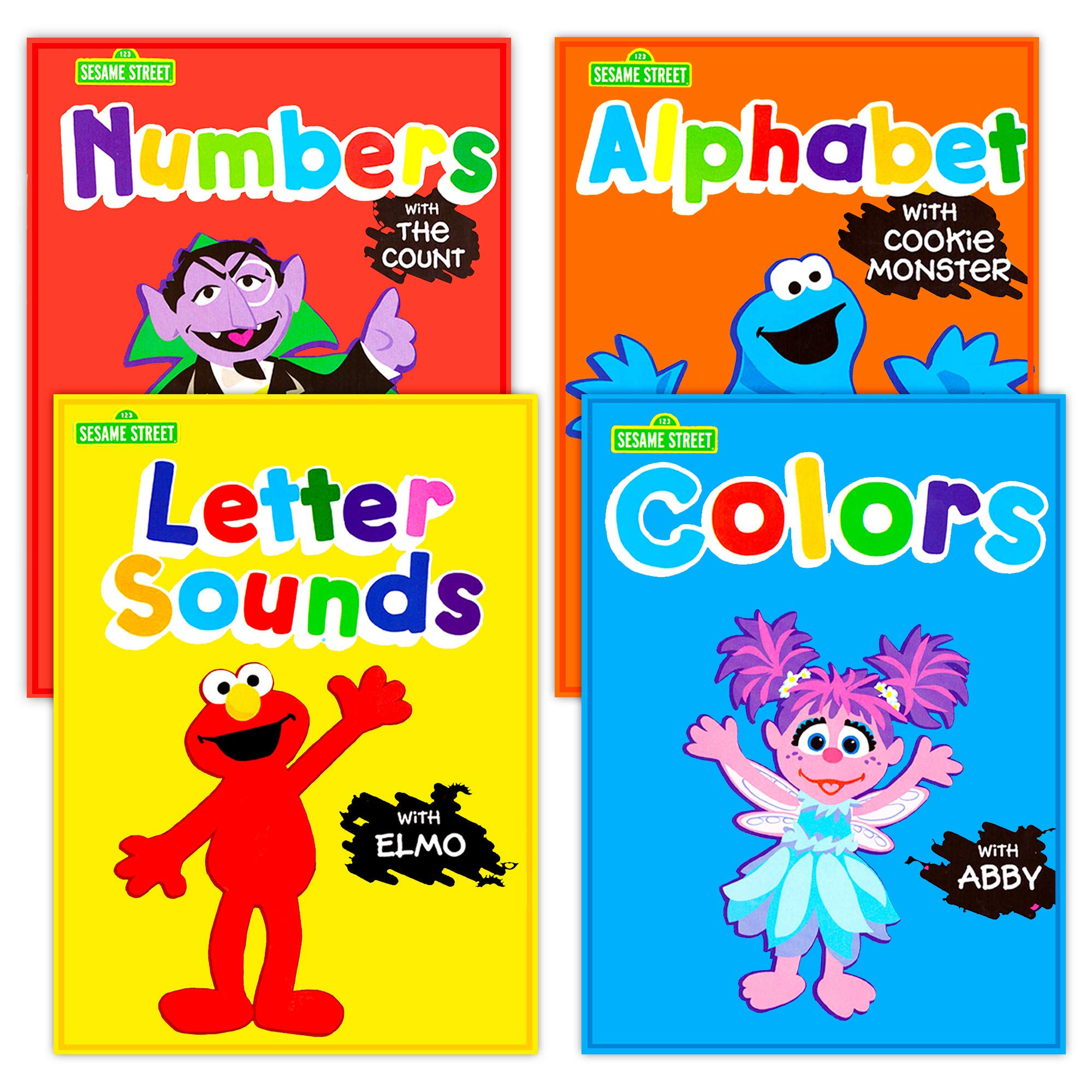 Libro de Actividades Sesame Street Preschool Set con 4 Números del Alfabeto - Venta Internacional