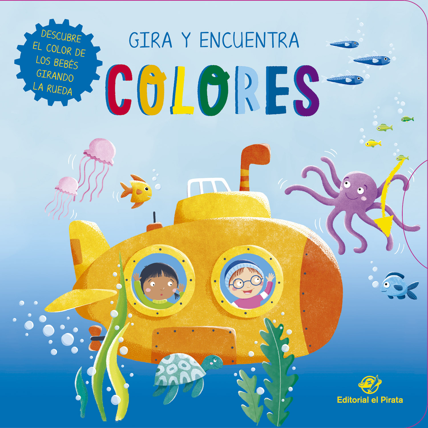Gira Y Encuentra-colores Marta Costa El Pirata Pasta Dura