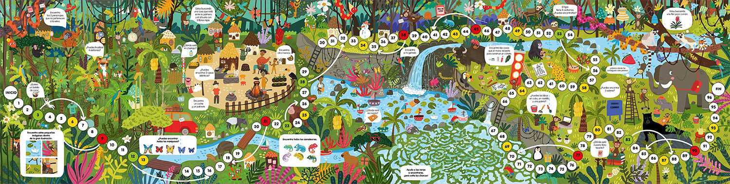 Foto 3 pulgar | El Gran Libro Juego Para Buscar Y Encontrar Animales Inna Anikeeva El Pirata Pasta Dura