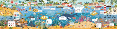 Foto 3 | El Gran Libro Juego Para Buscar Y Encontrar Animales Inna Anikeeva El Pirata Pasta Dura