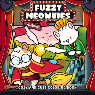 Foto 1 | Libro Para Colorear Fuzzy Meowvies, Acogedores Y Lindos Gatos Inspirados En El Cine - Venta Internacional.