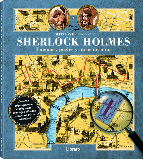 Foto 2 pulgar | Sherlock Holmes, Coleccion De Puzzles Pierre Berloquin Librero Tapa Blanda