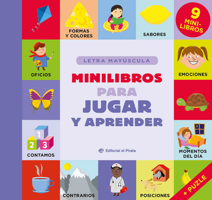 Foto 1 | Minilibros Para Jugar Y Aprender Olga Utkina El Pirata Pasta Dura
