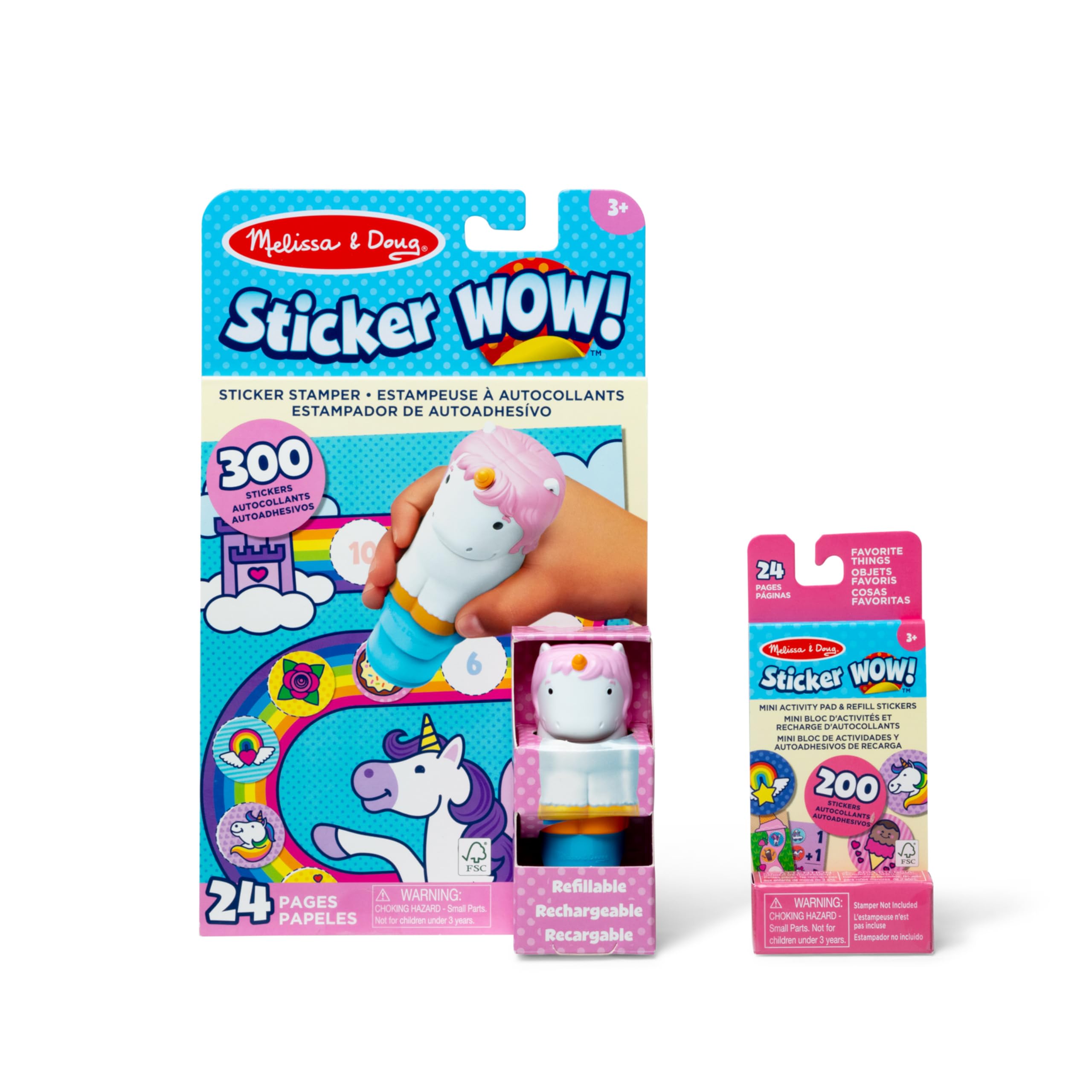 Paquete De Pegatinas De Melissa Y Doug ¡guau! ™ Unicornio Con 500 Pegatinas - Venta Internacional.