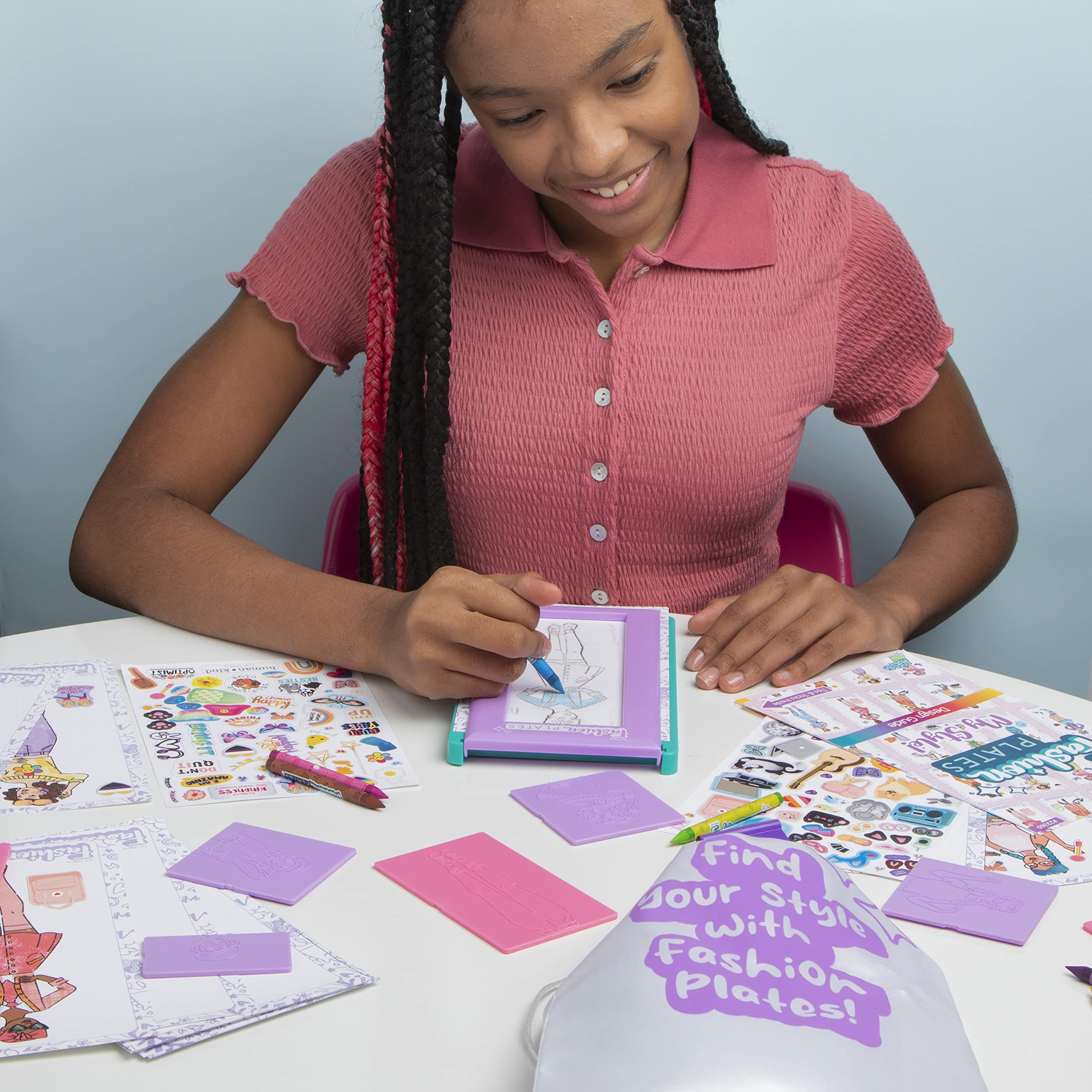 Foto 4 pulgar | Kit De Dibujo Playmonster Fashion Plates My Style Kids 6+ - Venta Internacional.