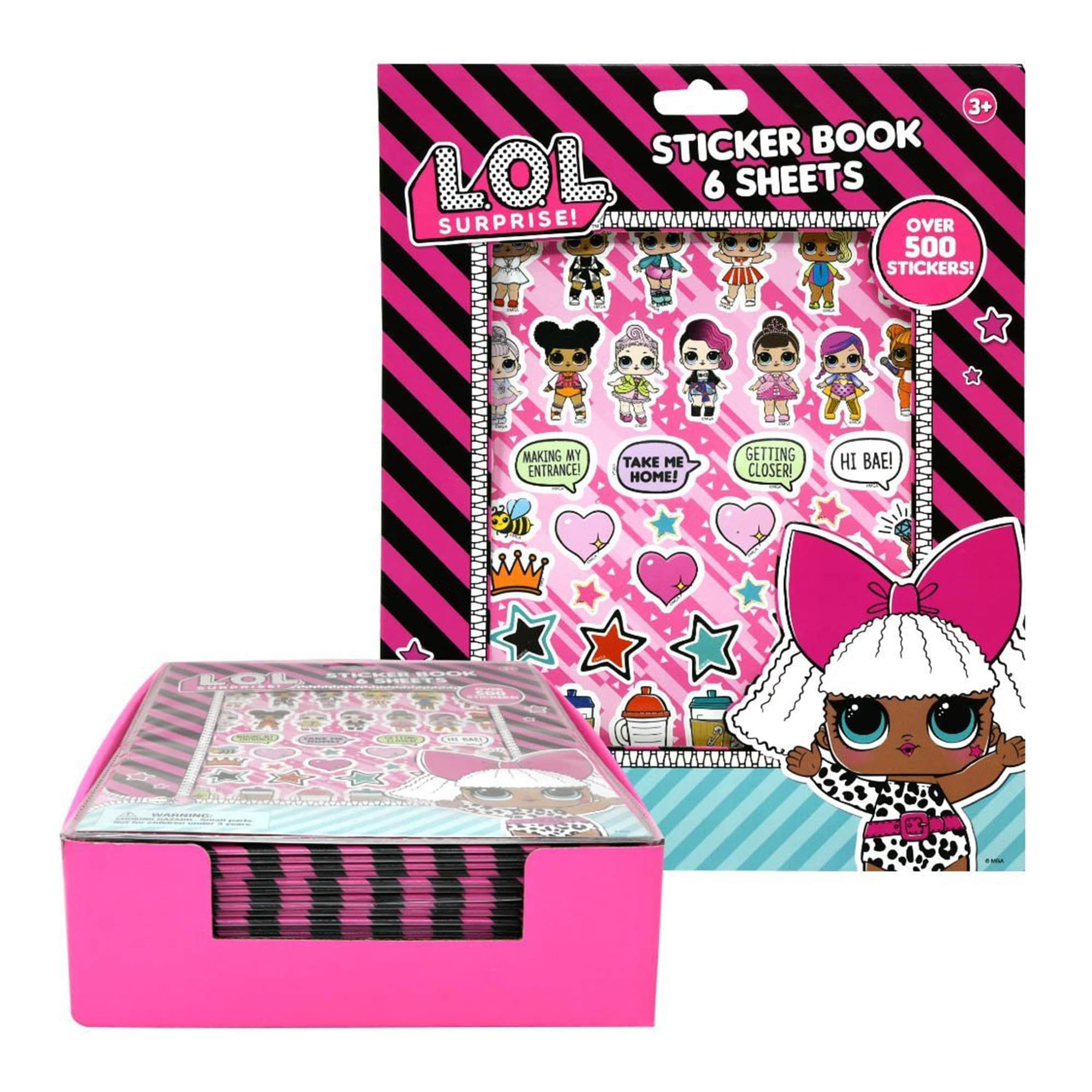 Libro De Pegatinas Con Diseños Innovadores, ¡lol, Sorpresa! ¡más De 500 Pegatinas - Venta Internacional.