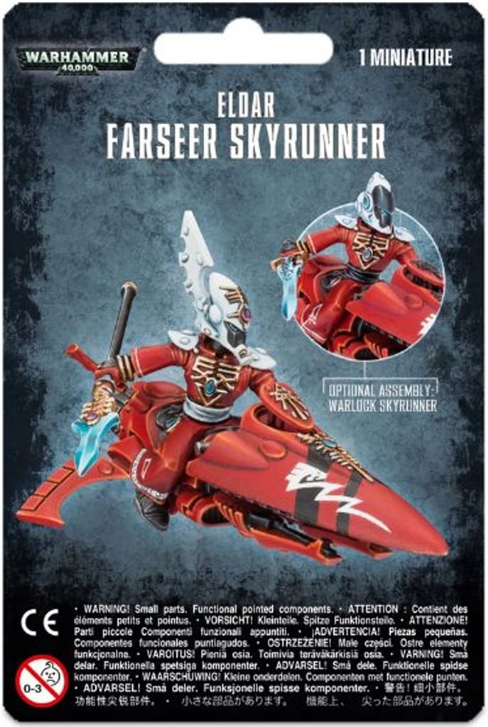 Foto 2 pulgar | Taller De Juegos En Miniatura De Warhammer 40k Eldar Farseer Skyrunner - Venta Internacional.