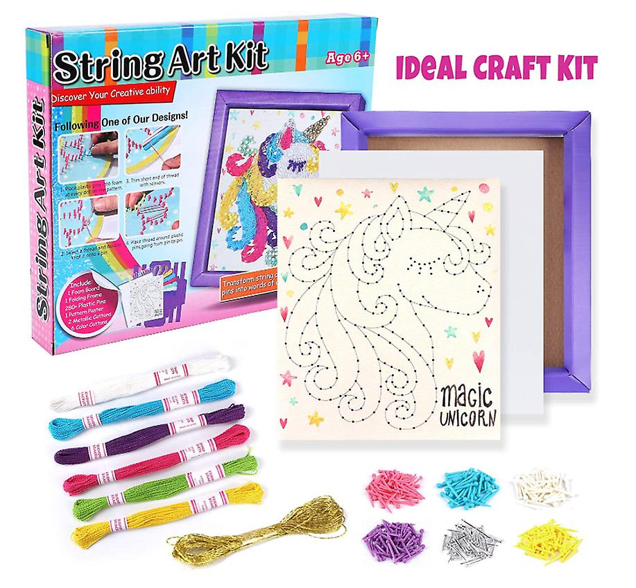 Foto 2 pulgar | Kit De Manualidades Con Unicornios Sanlin Beans Para Niños - Venta Internacional.
