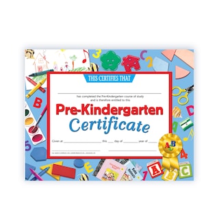 Foto 1 | Certificado Hayes Pre-kindergarten, 30 Unidades, Papel De 21,59 X 27,94 Cm - Venta Internacional.