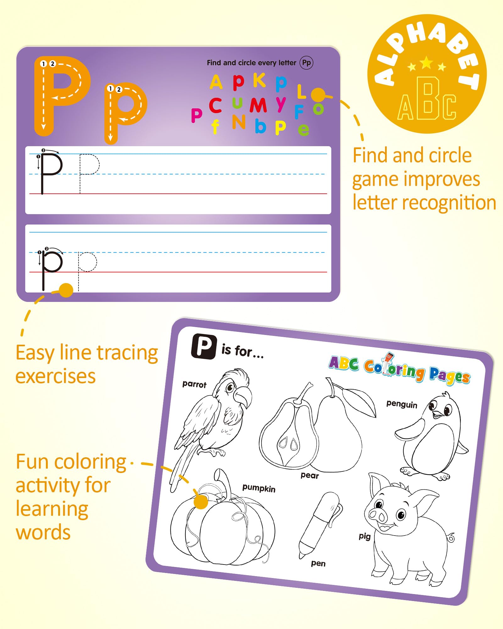 Foto 4 pulgar | Flashcards Coogam, Práctica De Escritura A Mano Y Dibujo, 36 Unidades Para Niños - Venta Internacional.