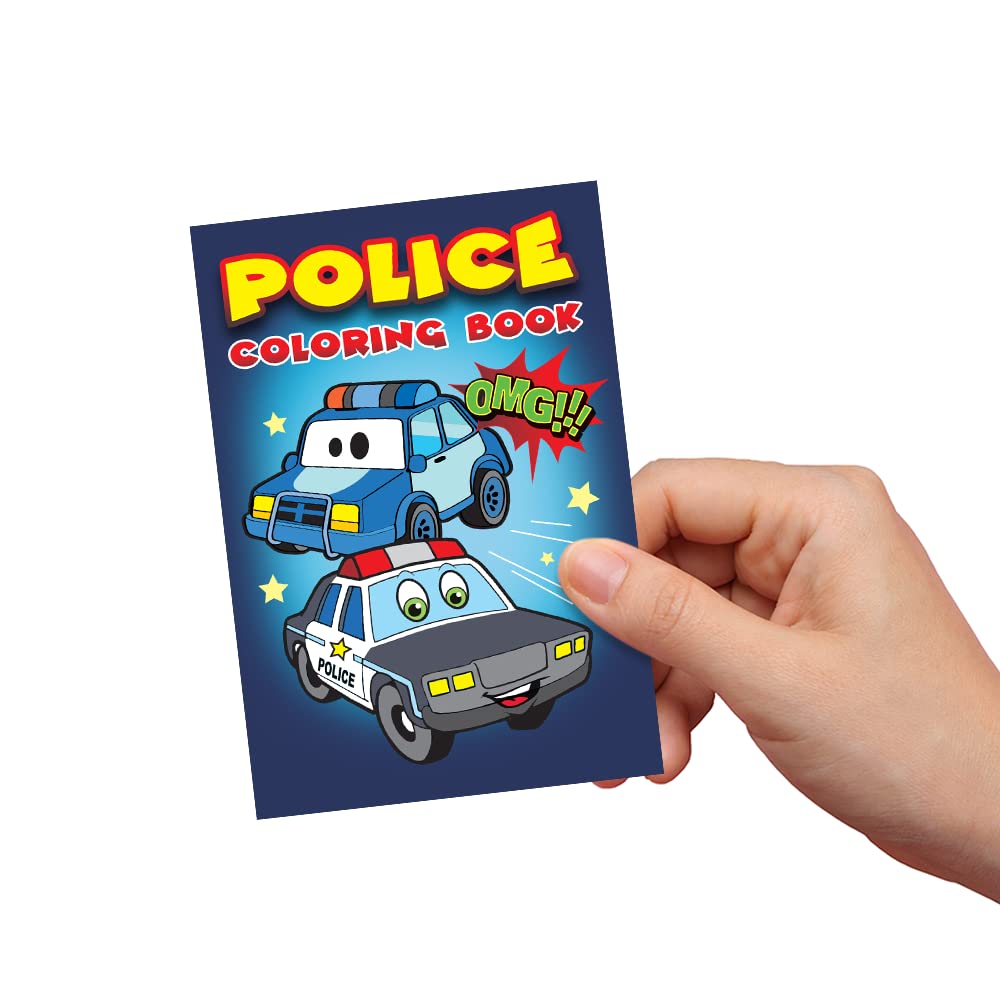 Foto 4 | Libros Para Colorear Artcreativity Police & Firefighter Kids X20 - Venta Internacional.