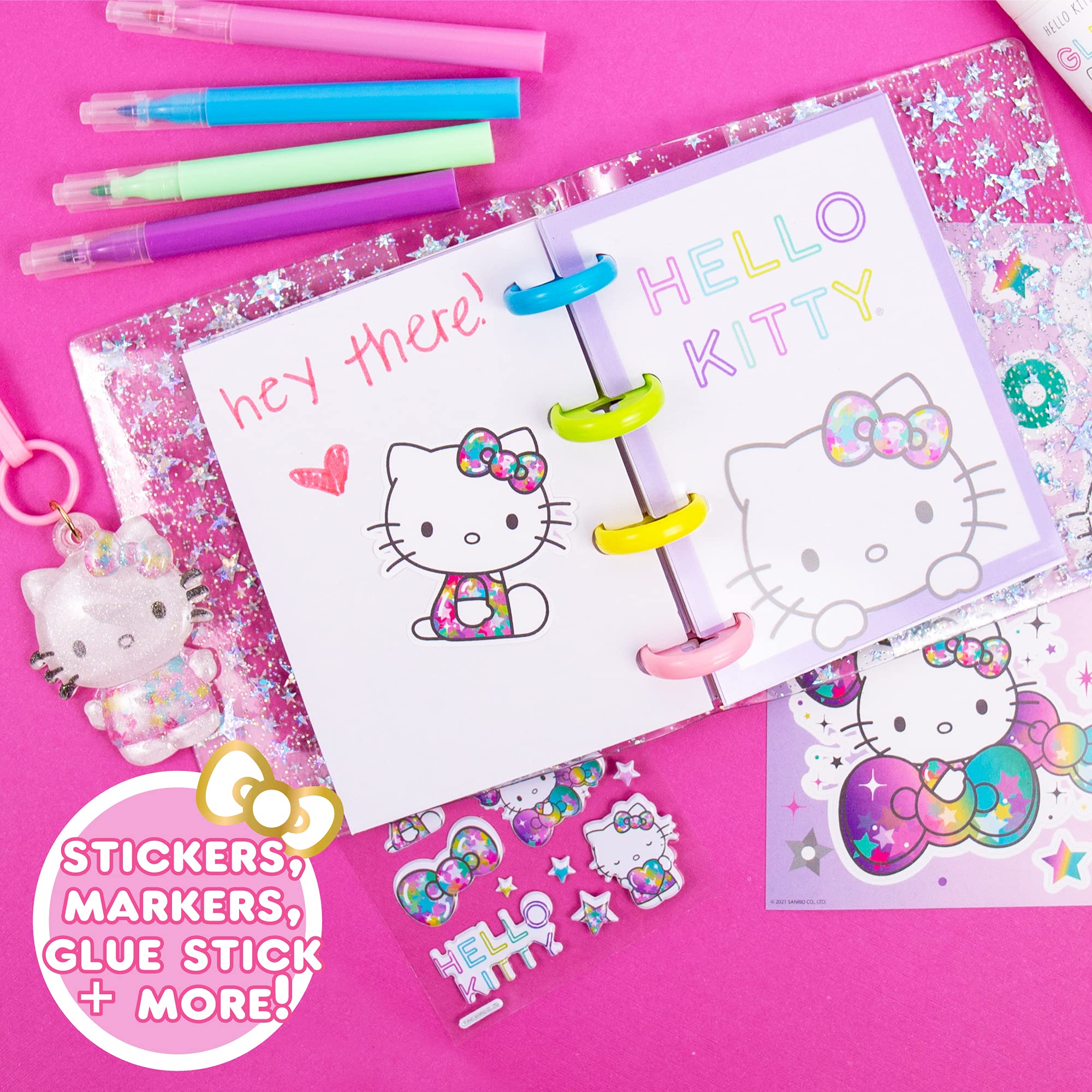 Foto 4 pulgar | Purpurina Micro Journal Hello Kitty Para Bricolaje Con Más De 40 Accesorios - Venta Internacional.