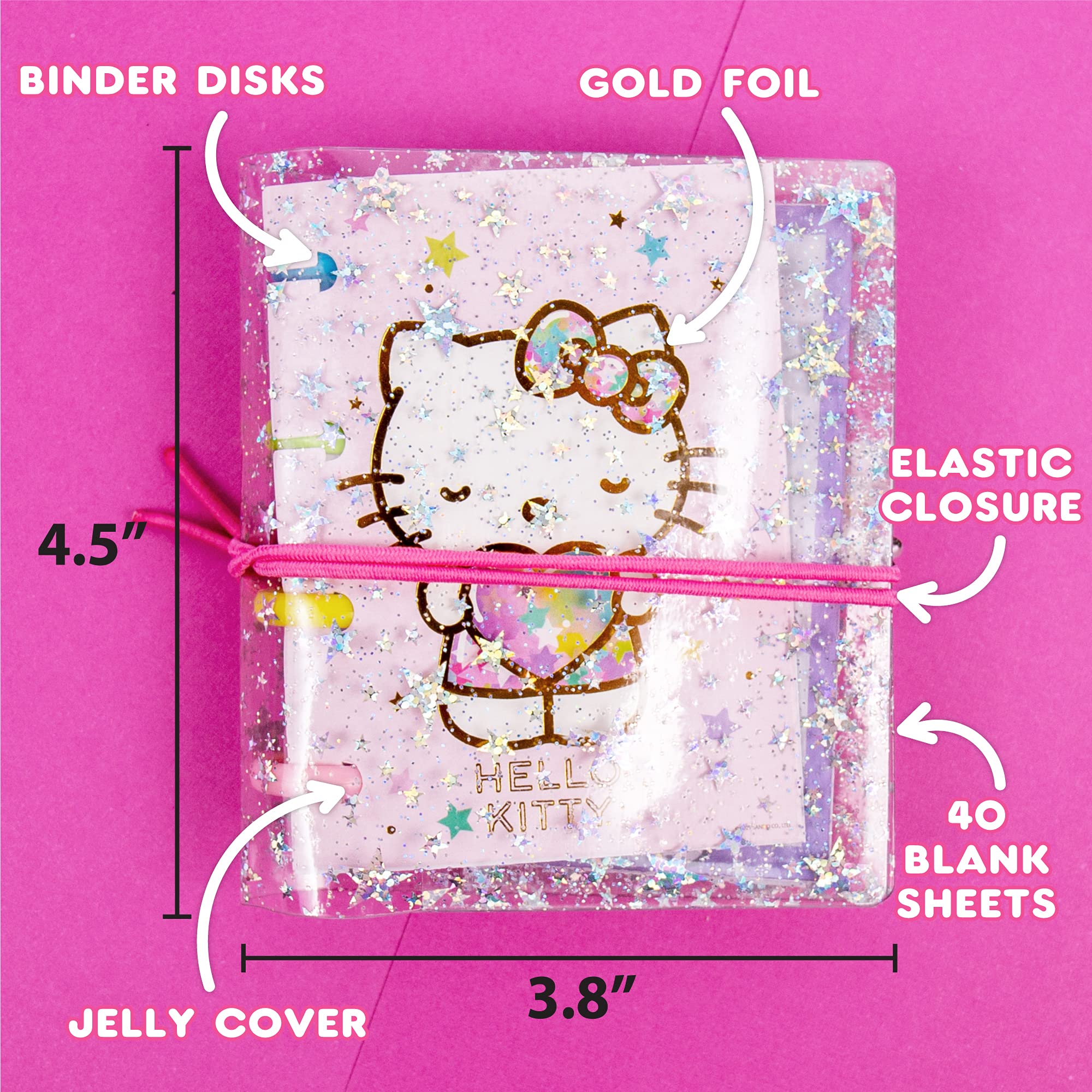 Foto 5 pulgar | Purpurina Micro Journal Hello Kitty Para Bricolaje Con Más De 40 Accesorios - Venta Internacional.