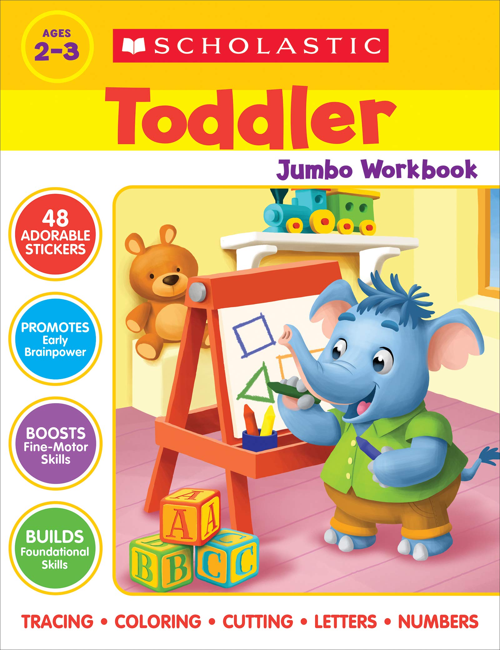 Foto 2 pulgar | Cuaderno De Ejercicios Scholastic Toddler Jumbo Early Skills - Venta Internacional.