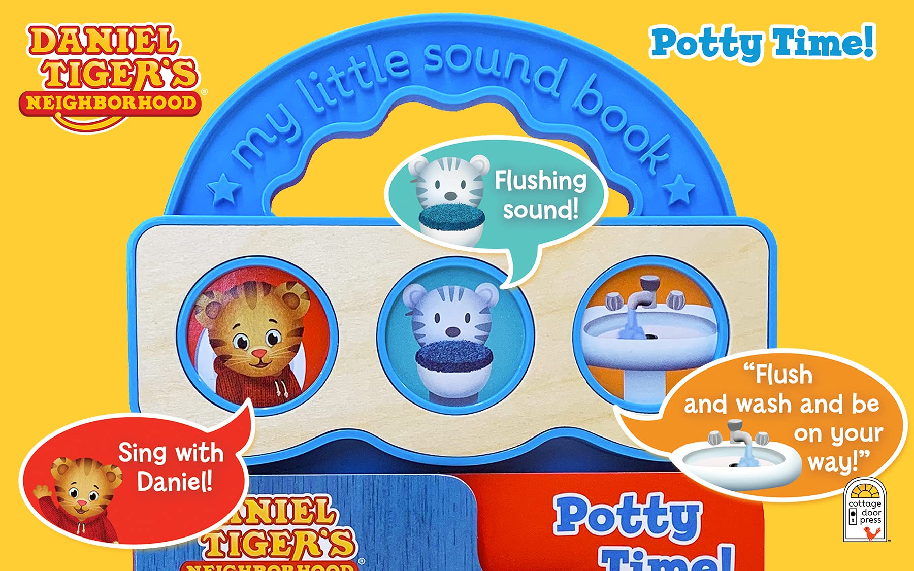Foto 2 | Libro De Sonido Cottage Door Press Daniel Tiger's Potty Time - Venta Internacional.