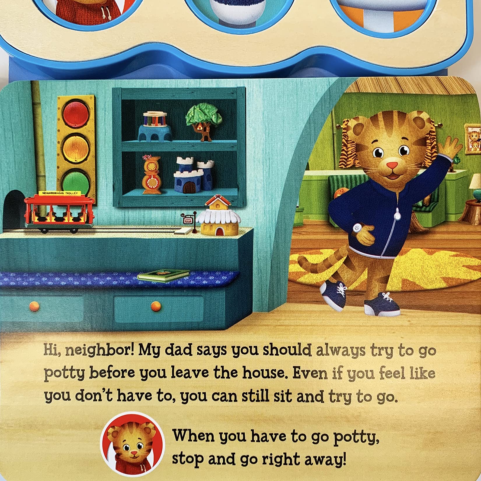 Foto 4 | Libro De Sonido Cottage Door Press Daniel Tiger's Potty Time - Venta Internacional.