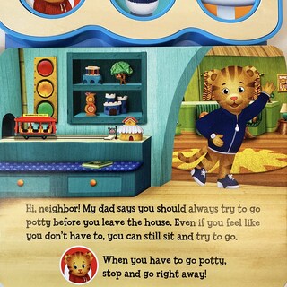 Foto 4 | Libro De Sonido Cottage Door Press Daniel Tiger's Potty Time - Venta Internacional.