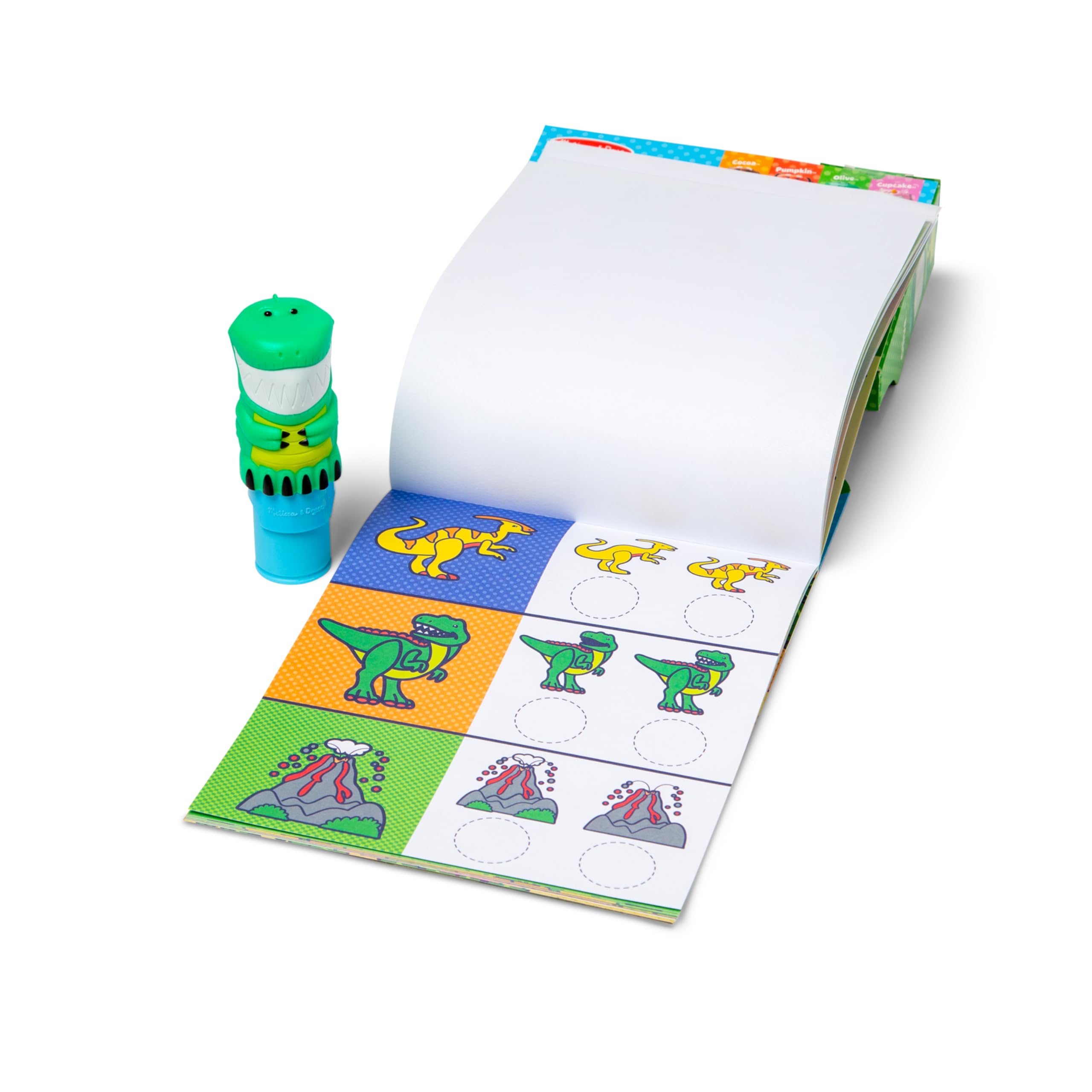 Foto 5 pulgar | Bloc De Actividades Y Pegatina Con Estampado De Dinosaurios Melissa & Doug - Venta Internacional.