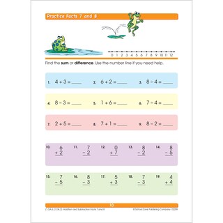 Foto 3 | Cuaderno De Ejercicios: Suma Y Resta De Zonas Escolares, Primer Grado - Venta Internacional.