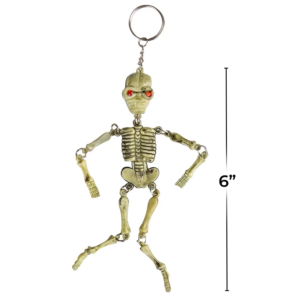 Foto 3 pulgar | Llaveros Rhode Island Novelty Skeleton, Paquete De 12 - Venta Internacional.