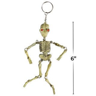 Foto 2 | Llaveros Rhode Island Novelty Skeleton, Paquete De 12 - Venta Internacional.