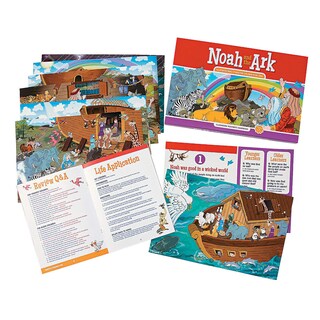 Foto 1 | Teacher Companion Fun Express Noé Y El Arca, 10 Piezas - Venta Internacional.