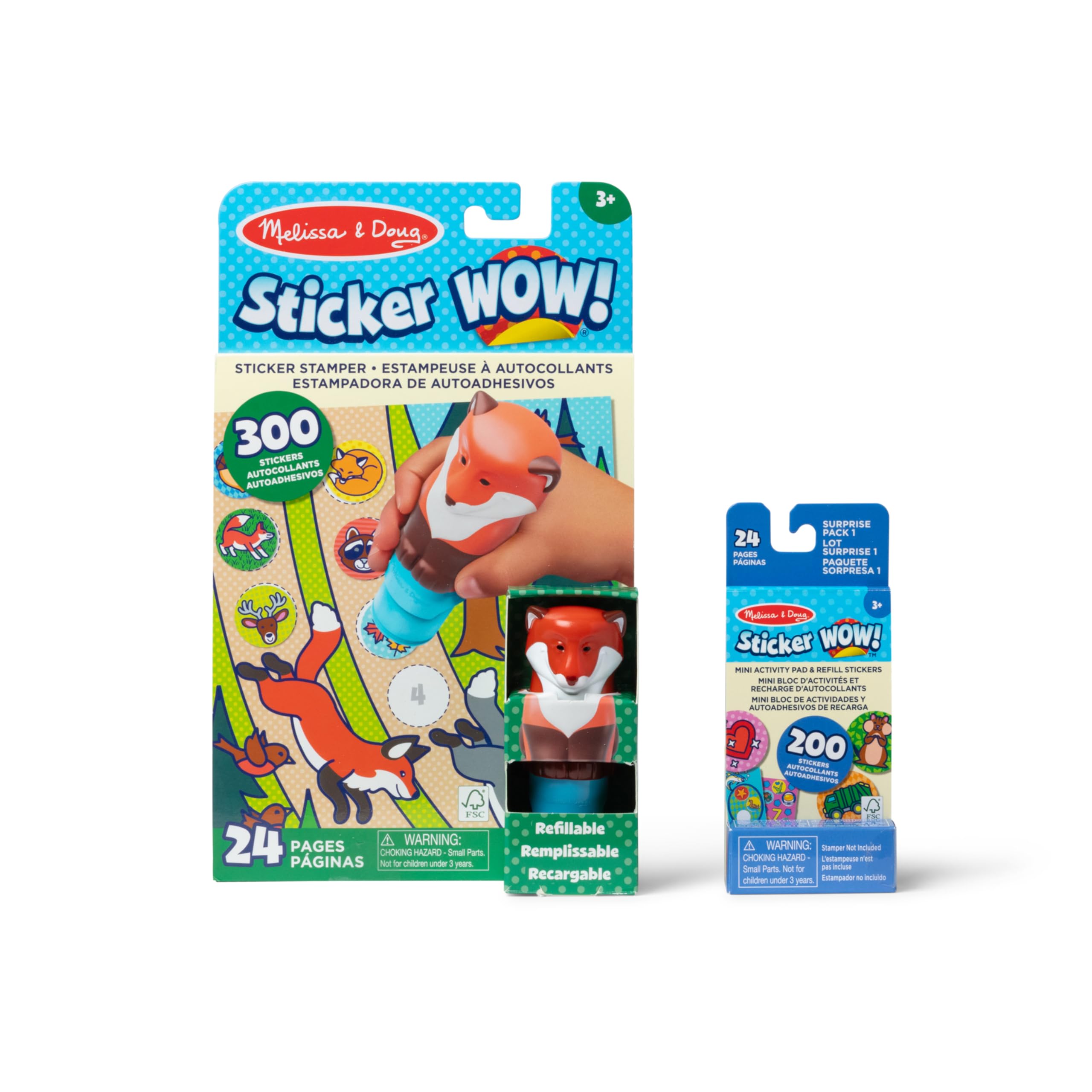 Foto 2 pulgar | Pegatina ¡guau! ™ Paquete Fox Melissa & Doug Con 500 Pegatinas - Venta Internacional.