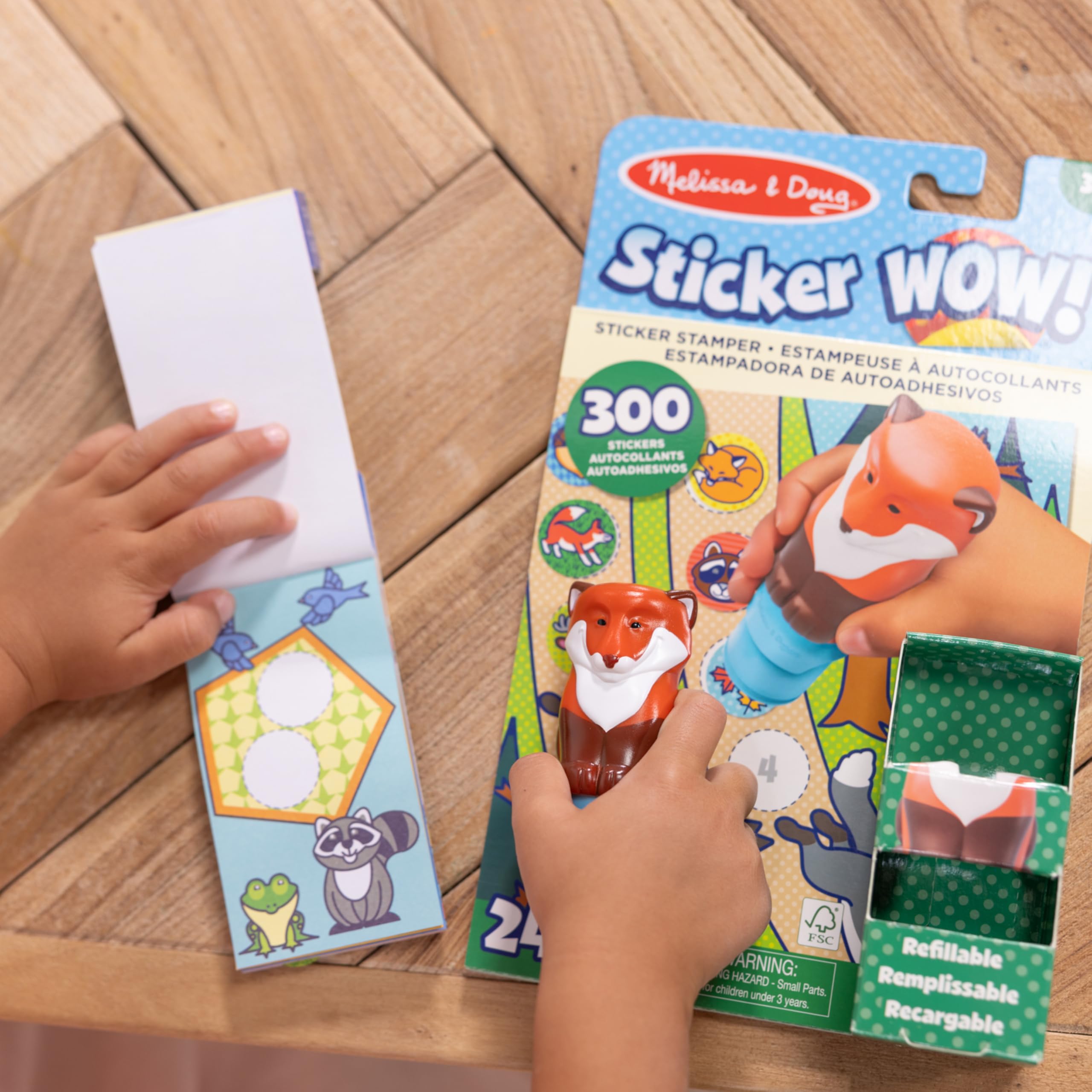 Foto 6 pulgar | Pegatina ¡guau! ™ Paquete Fox Melissa & Doug Con 500 Pegatinas - Venta Internacional.
